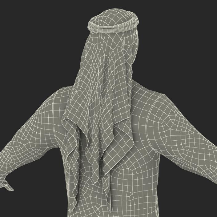 3D model Arab Man