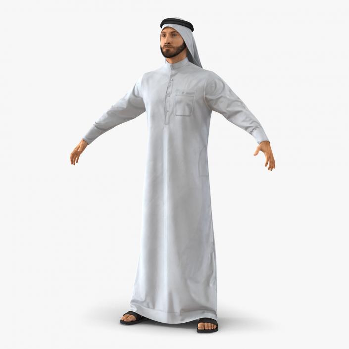 Arab Man with Fur 3D