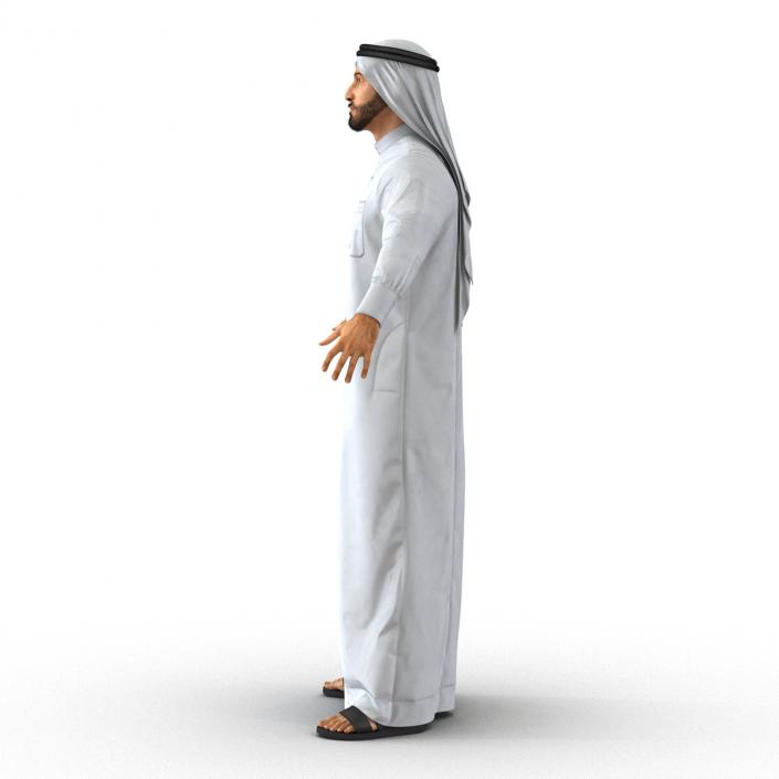 Arab Man with Fur 3D