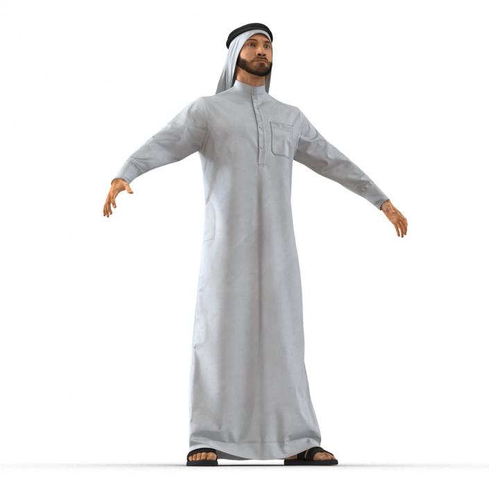 Arab Man with Fur 3D