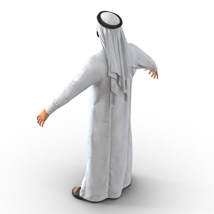 Arab Man with Fur 3D