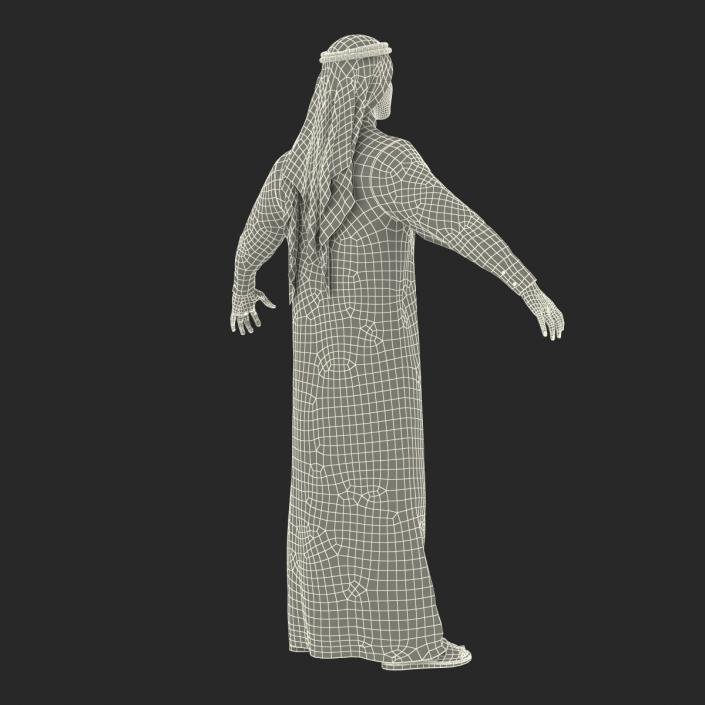 Arab Man with Fur 3D