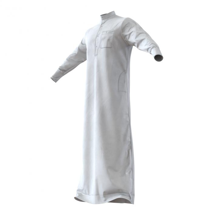 3D Traditional Arab Men Dress Kandura 2