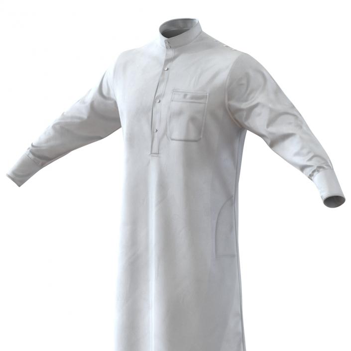 3D Traditional Arab Men Dress Kandura 2