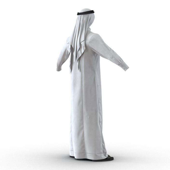 Traditional Arab Men Dress Kandura 3D model