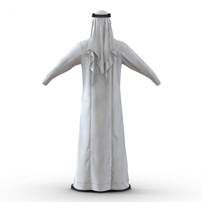 Traditional Arab Men Dress Kandura 3D model