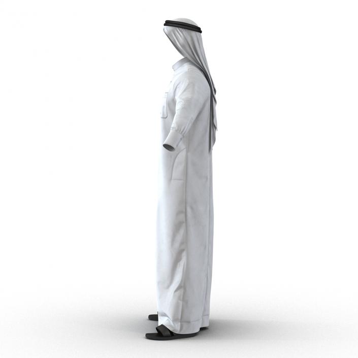 Traditional Arab Men Dress Kandura 3D model