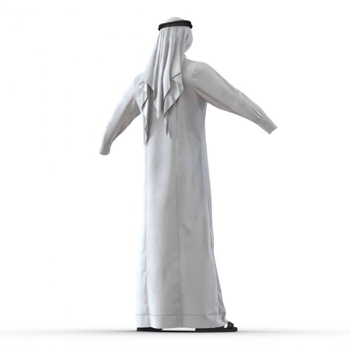 Traditional Arab Men Dress Kandura 3D model