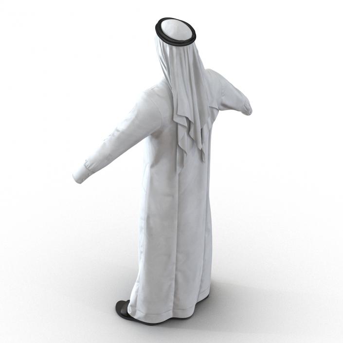 Traditional Arab Men Dress Kandura 3D model