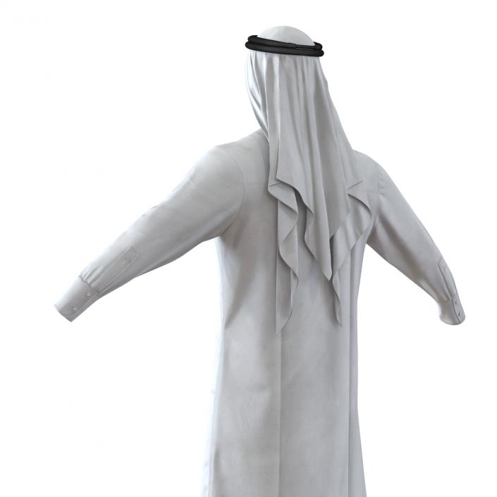 Traditional Arab Men Dress Kandura 3D model