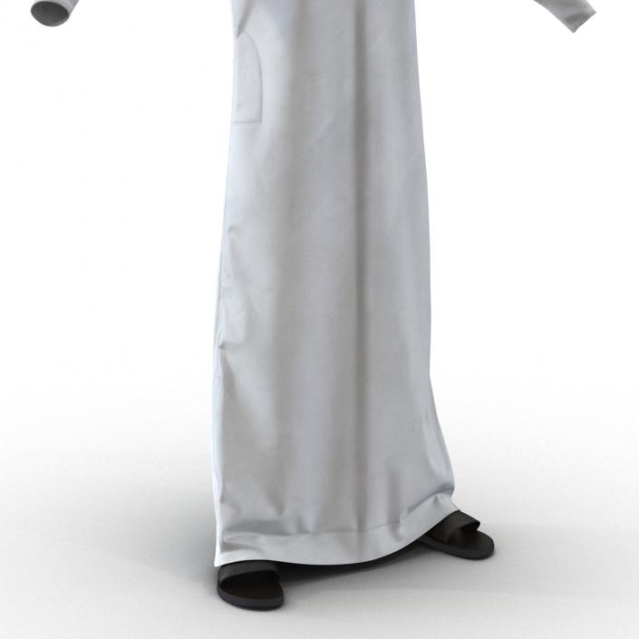 Traditional Arab Men Dress Kandura 3D model