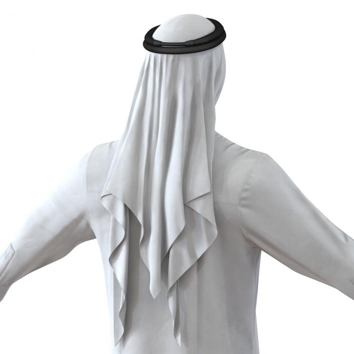 Traditional Arab Men Dress Kandura 3D model