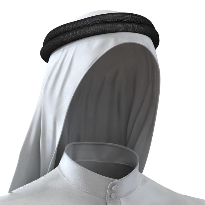 Traditional Arab Men Dress Kandura 3D model