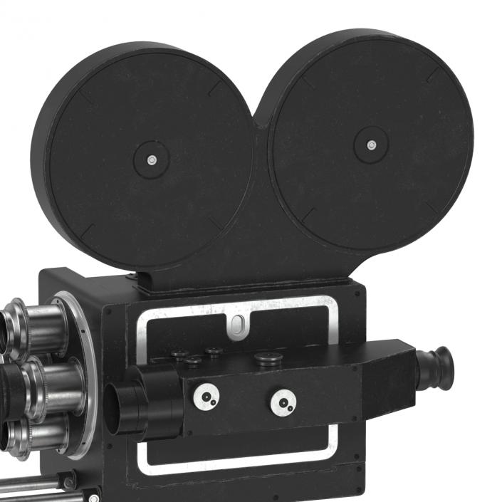 3D Vintage Video Camera and Tripod