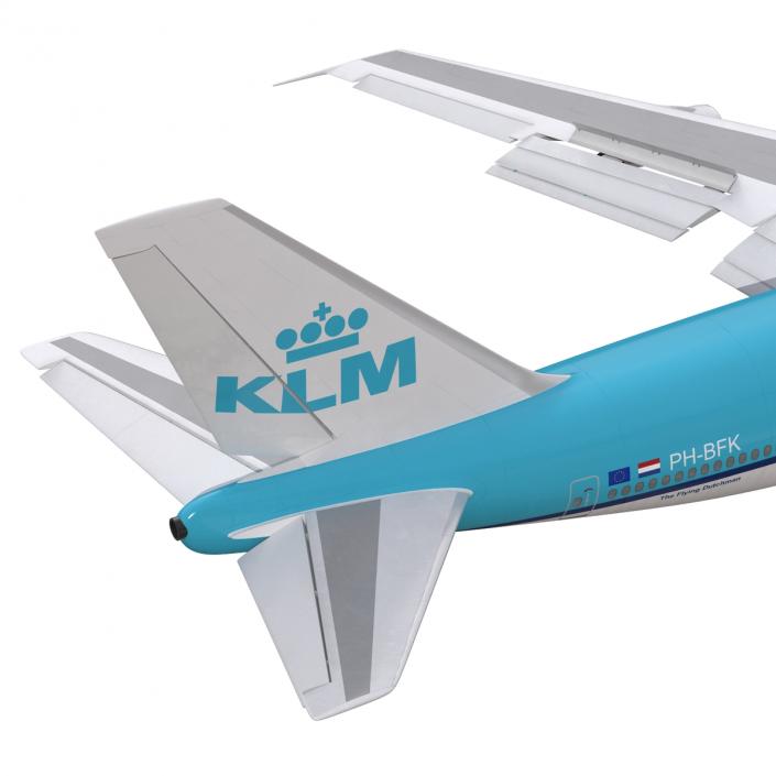 3D model Boeing 747-300 KLM Rigged