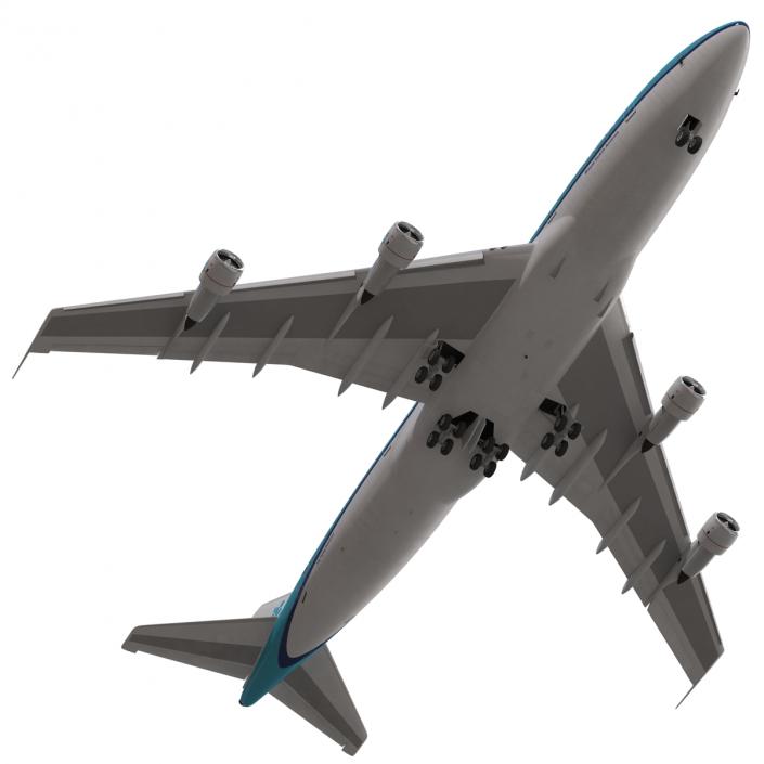 3D model Boeing 747-300 KLM Rigged