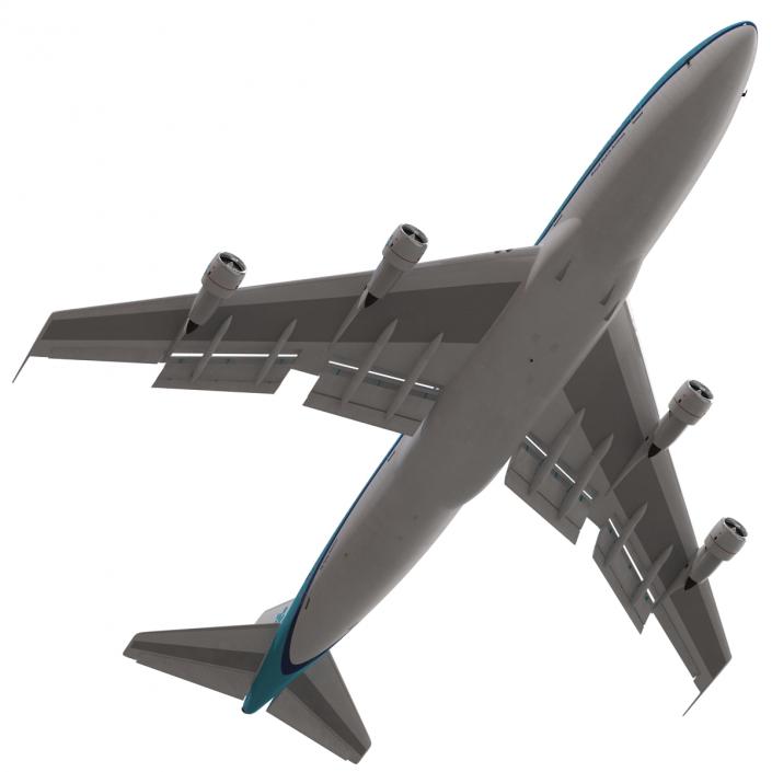 3D model Boeing 747-300 KLM Rigged