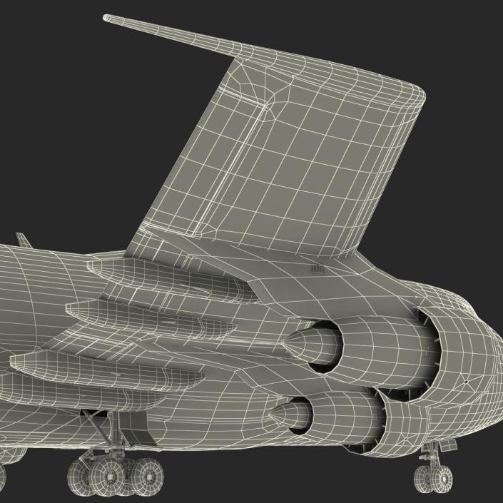 3D model Boeing 747-300 KLM Rigged