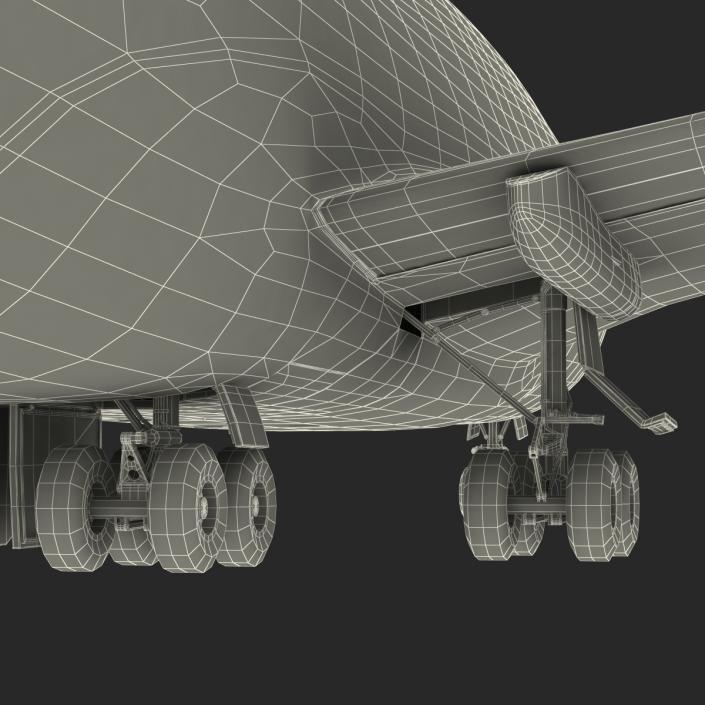 3D model Boeing 747-300 KLM Rigged