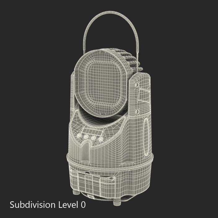 3D model Portable Battery Powered Luminaire for Events