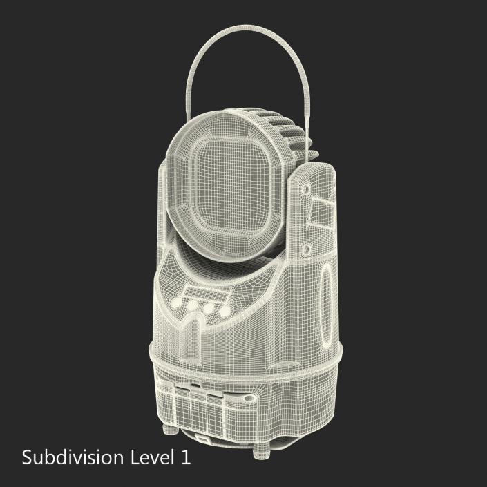 3D model Portable Battery Powered Luminaire for Events