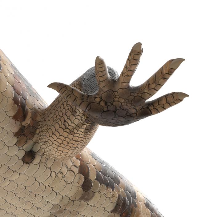 3D model Blue Tongued Skink Rigged