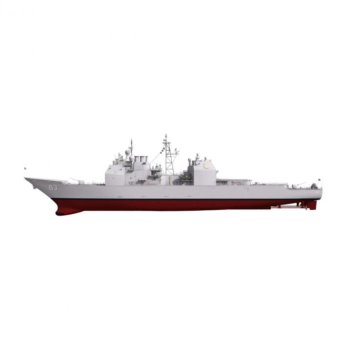 Ticonderoga Class Cruiser Cowpens CG-63 3D model