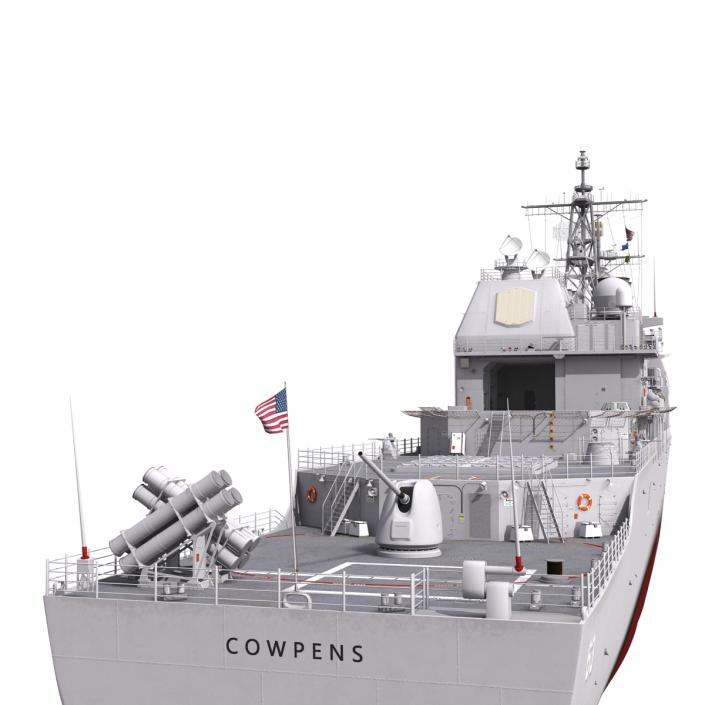 Ticonderoga Class Cruiser Cowpens CG-63 3D model