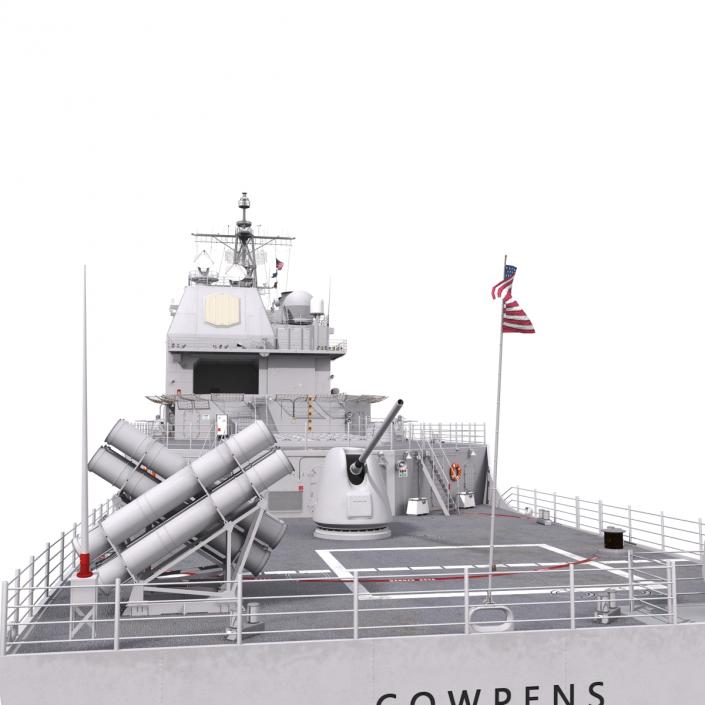 Ticonderoga Class Cruiser Cowpens CG-63 3D model