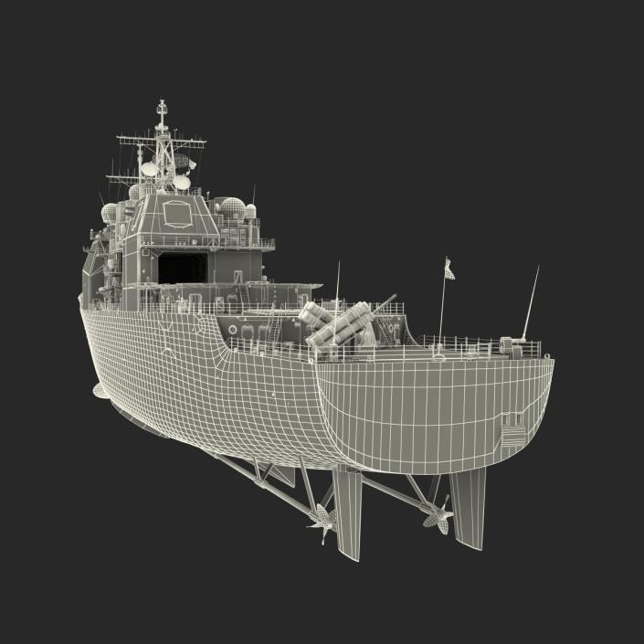 Ticonderoga Class Cruiser Cowpens CG-63 3D model