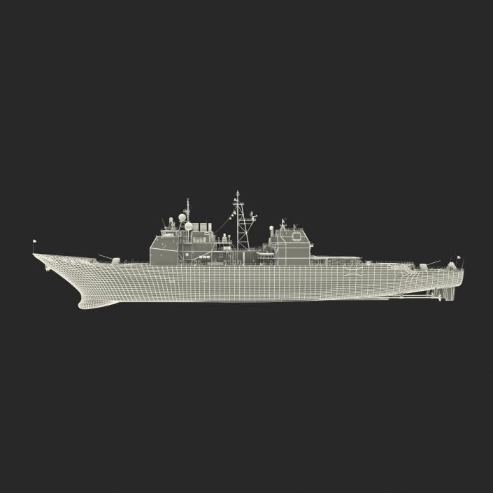 3D model Ticonderoga Class Cruiser Hue City CG-66