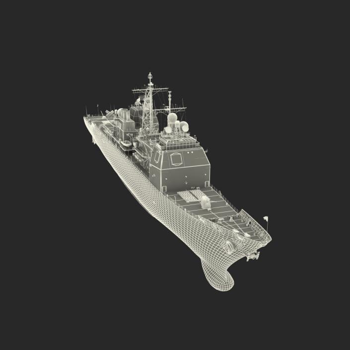 3D model Ticonderoga Class Cruiser Hue City CG-66