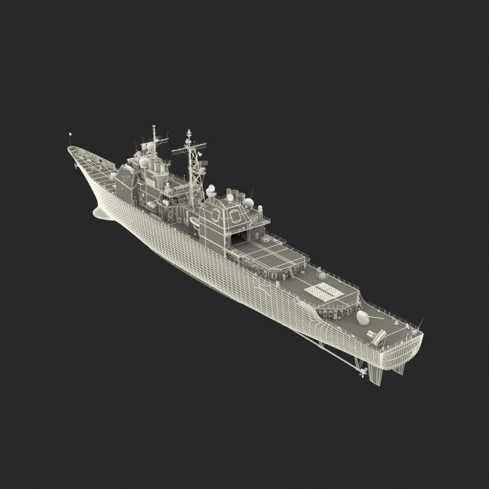 3D model Ticonderoga Class Cruiser Hue City CG-66