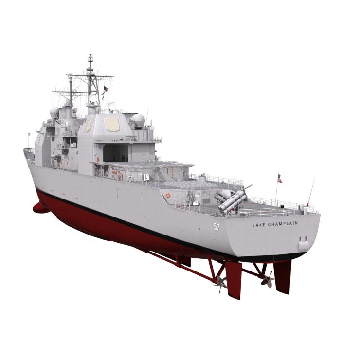 3D Ticonderoga Class Cruiser Lake Champlain CG-57