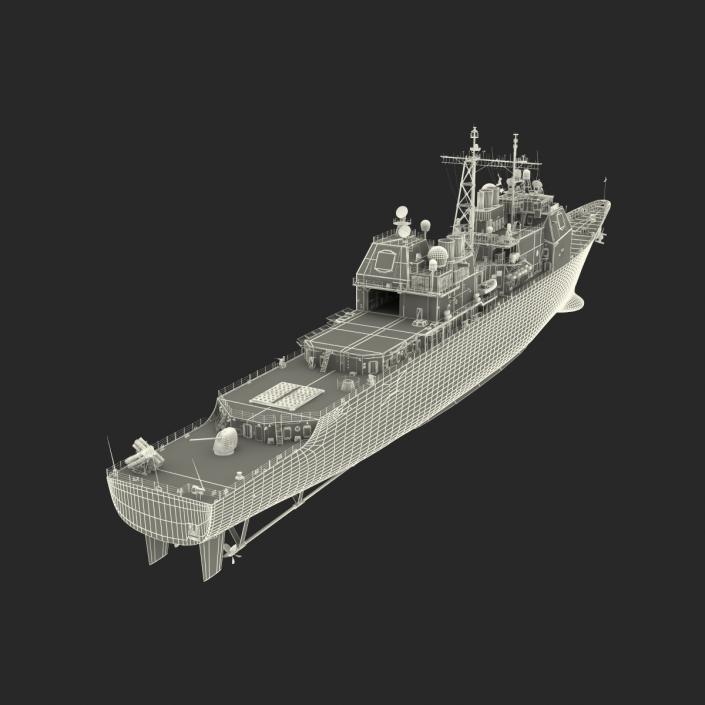 3D Ticonderoga Class Cruiser Lake Champlain CG-57