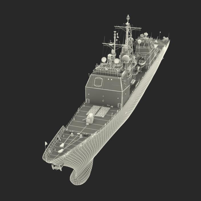 3D Ticonderoga Class Cruiser Lake Champlain CG-57