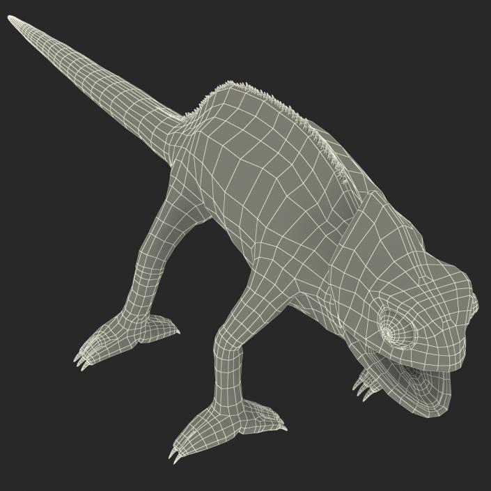 3D Chameleon Rigged