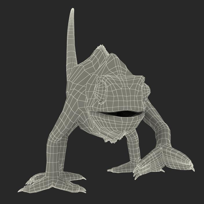 3D Chameleon Rigged