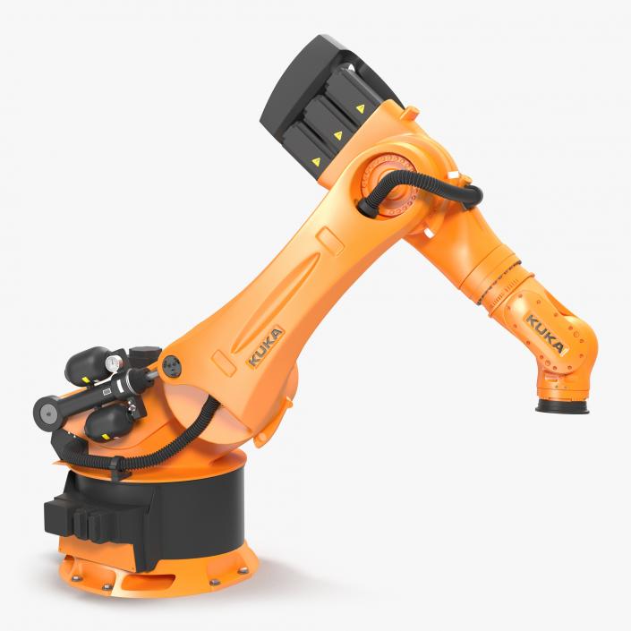 3D Kuka Robot KR-600 FORTEC Rigged