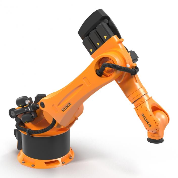 3D Kuka Robot KR-600 FORTEC Rigged