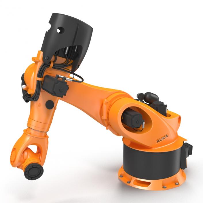 3D Kuka Robot KR-600 FORTEC Rigged