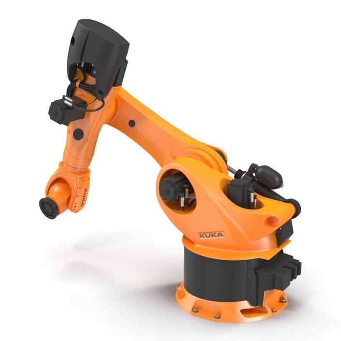 3D Kuka Robot KR-600 FORTEC Rigged