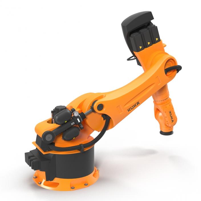 3D Kuka Robot KR-600 FORTEC Rigged