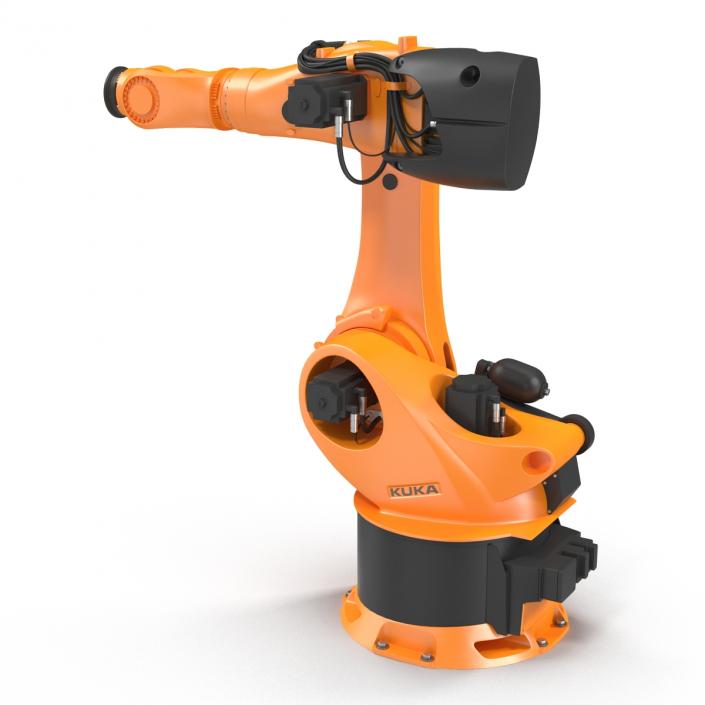 3D Kuka Robot KR-600 FORTEC Rigged