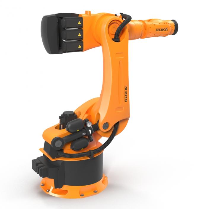 3D Kuka Robot KR-600 FORTEC Rigged