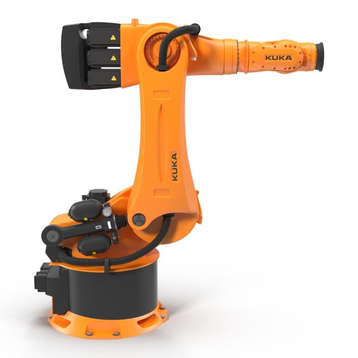 3D Kuka Robot KR-600 FORTEC Rigged