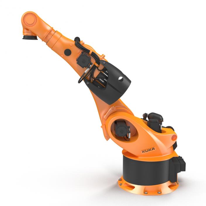 3D Kuka Robot KR-600 FORTEC Rigged