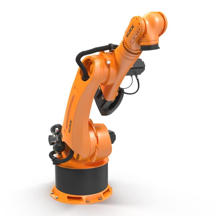 3D Kuka Robot KR-600 FORTEC Rigged