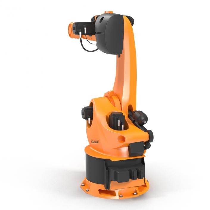 3D Kuka Robot KR-600 FORTEC Rigged