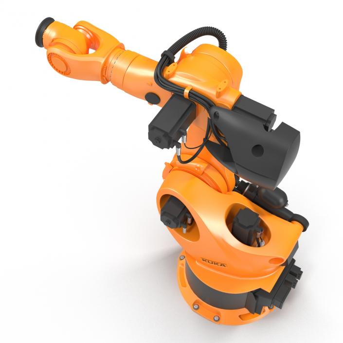 3D Kuka Robot KR-600 FORTEC Rigged